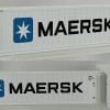 PI12401 - Set di 2 Container Frigo da 40" HC "Maersk" - H0