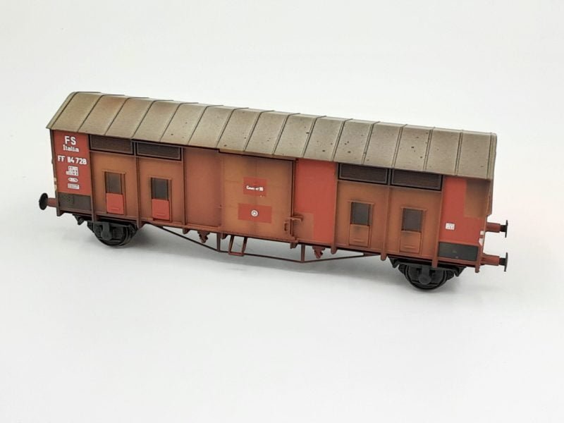 2TAC40240 - Carro tipo FF FS invecchiato - H0