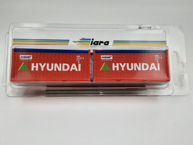 IGRA 98010026 - Set 2 container da 20' Open Top "HYUNDAI" - H0