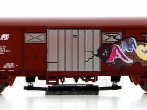Piko 58998 - Carro tipo Gbs FS pulisci binari con graffiti - H0