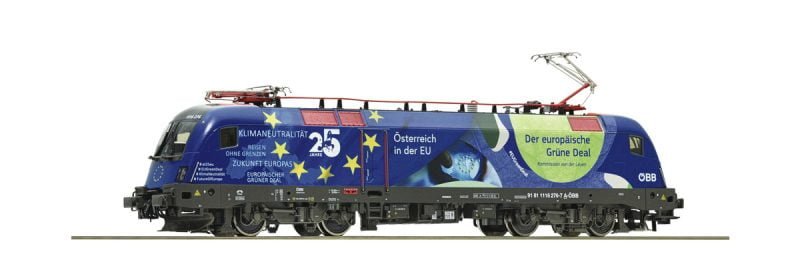 Roco 70501 - 1116.276-7 ÖBB in livrea "25 Jahre Österreich in der EU" - H0
