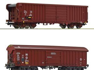Roco 76020 - Set di due carri tipo Taehms DB (nolo a SBB) + Taems SBB - H0