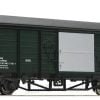 Roco 76673 - Carro tipo Gbs ÖBB in livrea verde in uso come carro officina / cantiere -H0