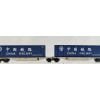 MH90702 - Carro intermodale bimodulo tipo Sggmrss'90 AAE con due container da 40' "CHINA RAILWAY" - H0