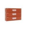 IGRA 98010036 - Set 3 container da 40' "HMM" - H0