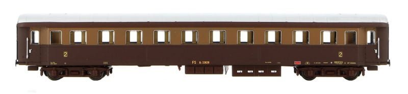 ACME 51112 - Carrozza Bz33000 FS di 2°cl in livrea castano isabella - H0