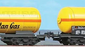 ACME 45093 - Set di due carri cisterna Zagkk, Butan Gas - H0