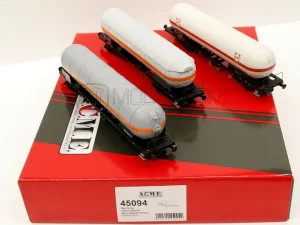 ACME 45094 - Set tre carri tipo Zagkk per trasporto gas FS - H0