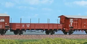ACME 45104 - Set di quattro carri merci FS tipo FF "La Provvida", tipo F con garitta, tipo LL, tipo Hg - H0
