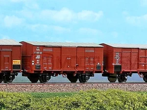 ACME 45105 - Set di 4 carri FS tipo FF, tipo F, tipo L - H0