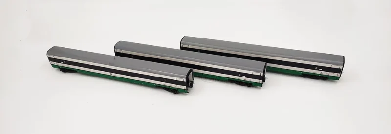 ACME 70151 - Set integrativo di tre carrozze per ETR 500 serie 100 FS in livrea d'origine - H0