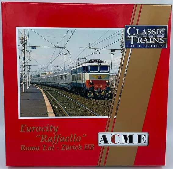 Acme 55219 - Set Eurocity "Raffaello" Roma T.ni - Zurich HB - H0