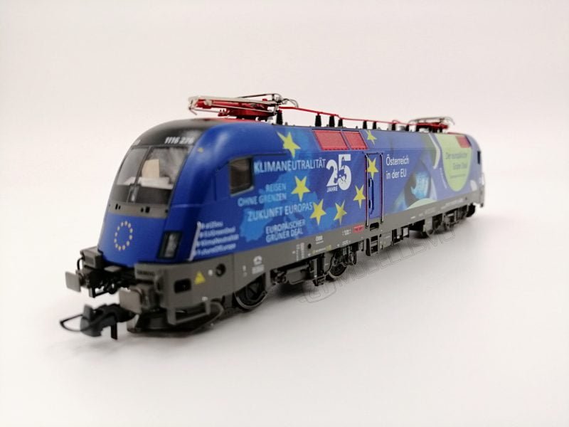 Roco 70501 - 1116.276-7 ÖBB in livrea "25 Jahre Österreich in der EU" - H0