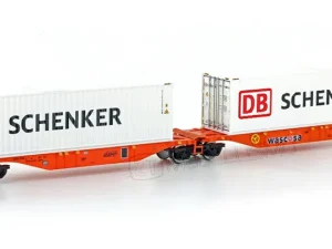 Mehano 58957 - Carro articolato tipo Sggmrss "WASCOSA" con due container da 45' "DB Schenker" - H0