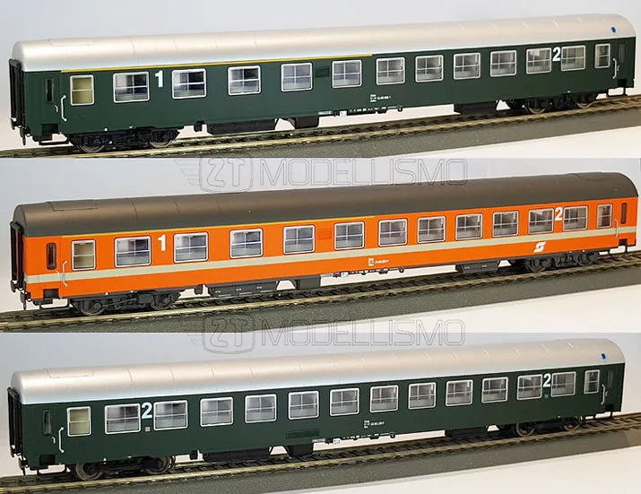 PI 90306 - Set 3 carrozze ÖBB tipo UIC-X - H0