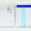 PI98010043 - Set 2 container 20' Open Top "Maersk" e LC "Maersk Line" - H0
