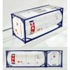 PI12340 - Tankcontainer 20' TAL bianco con scritta rossa/bianca - H0