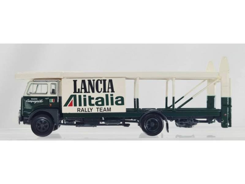 PIBK58488 - FIAT 642N2 Bisarca "LANCIA ALITALIA" bianco/verde - H0