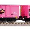 Piko 58393 - Set 2 carri tipo Eaos SBB in livrea rosa con graffiti - H0
