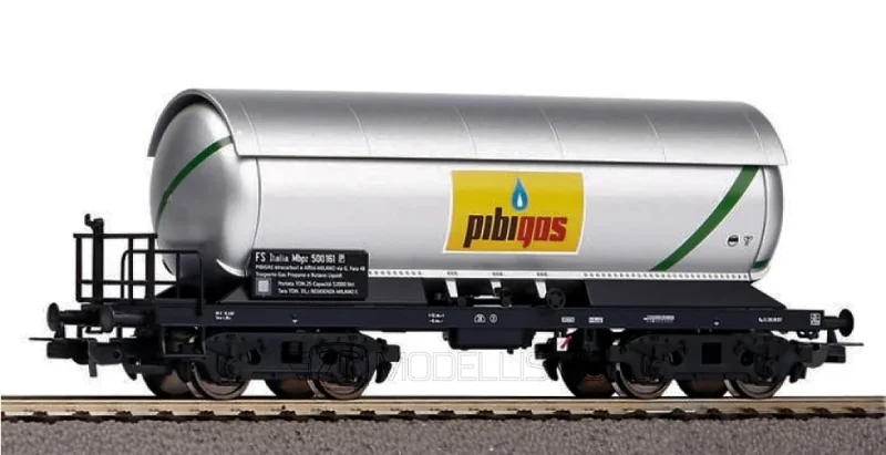 Piko 58987 - Carro cisterna tipo Mbpz FS "pibigas" per trasporto gas liquido - H0