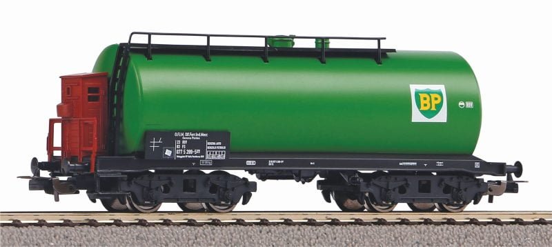 Piko 95352 - Carro cisterna a carrelli FS con garitta frenatore "BP" - H0