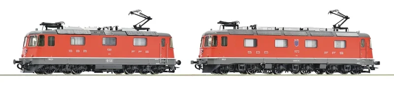 ROCO 71410 - Re10/10 - Set locomotiva Re4/4 11361 + Re6/6 11672 "Balerna" SBB livrea rossa - H0 - DCC SOUND