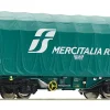 ROCO 76449 - Carro Shimmns telonato MERCITALIA RAIL per traporto coils - H0