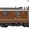HR2814S - Re4/4.195 BLS "Unterseen" con pantografo monobraccio - H0 - DCC Sound