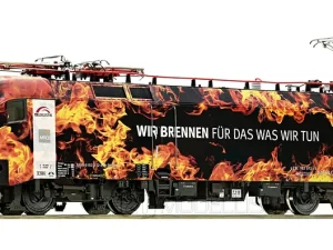 Roco 73228 - 182.572-8 TX-Logistik - MRCE in livrea "WIR BRENNEN FÜR DAS WIR TUN" - H0