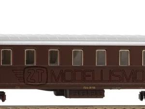Roco 74383 - Carrozza passeggeri tipo Bz30000 FS di 2° classe in livrea Castano - H0