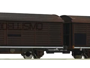 Roco 76152 - Carro doppio tipo Hilrrs SBB a pareti scorrevoli - H0