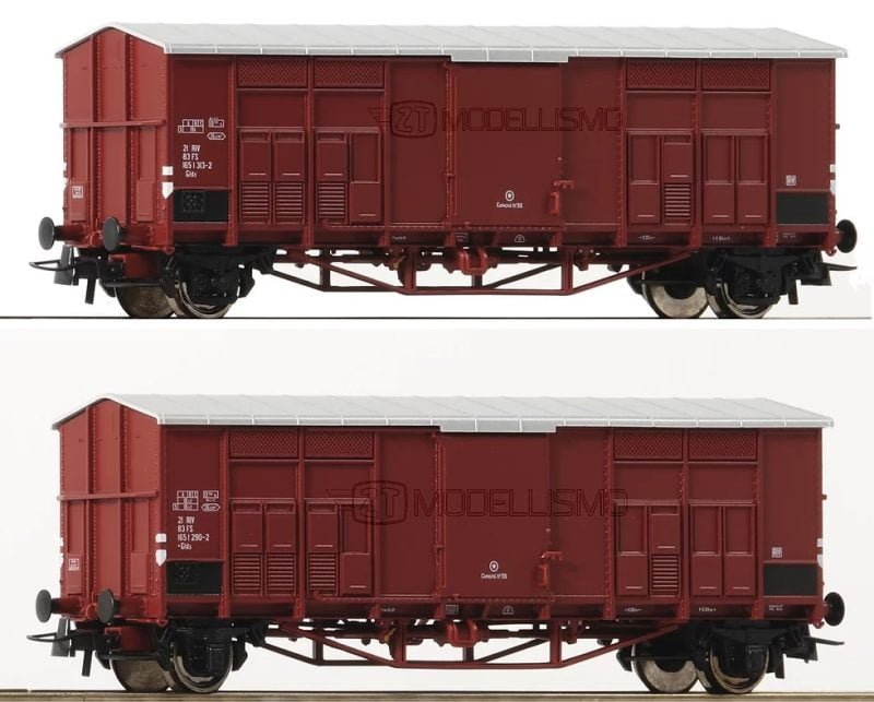 Roco 76164 - set 2 carri tipo FF a 20 portelli - H0