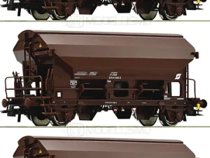 Roco 76180 - Set di tre carri tipo Tds ÖBB - H0