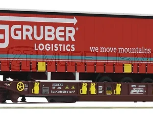 Roco 76231 - Carro tasca T3 "Sdgmns 33" con semirimorchio Gruber - H0
