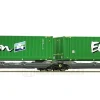 Roco 77398 - Carro tasca Tipo Sdggmrs738 T3000e "HUPAC" con carico di due container da 45' "EUCON" - H0