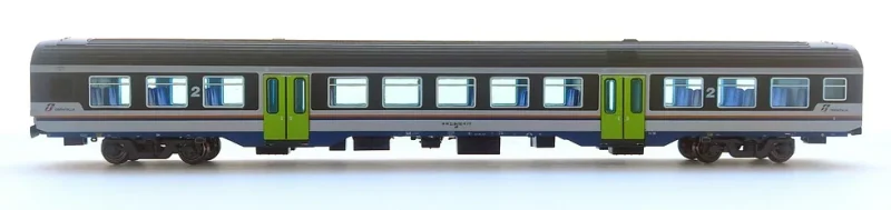 ViTrains 3286 - Carrozza MDVC 2°cl TI in livrea DTR - H0