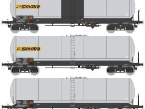 REE WB-594 - Set 3 carri cisterna ANF SNCF "SIMOTRA" - HO