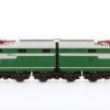 Rivarossi HR2740S - E646.019 FS in livrea Grigio Nebbia / Verde Magnolia senza fregio - H0  -DCC Sound