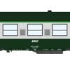 REE VB-309 - Carrozza tipo UIC-Y B9 (ex A9) SNCF in livrea Verde Garrigue / Grigio Cemento e logo Encadré bianco - H0