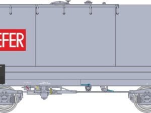 REE WB-588 - Carro Cisterna ANF SNCF tipo corto "ERMEFER" - H0