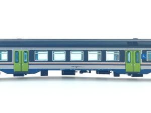 ViTrains 3287 - Carrozza passeggeri MDVC in livrea DTR con posto disabili e comparto bici, logo bici elettrica e disabili - H0
