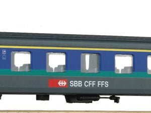 Roco 74565 - Carrozza passeggeri tipo EWII SBB di 1° classe in livrea "Pappagallo" - H0