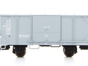 BlackStar BS00052 - Carro servizio tipo Vud FS ex USATC in livrea grigia con residenza Genova Sampierdarena - H0