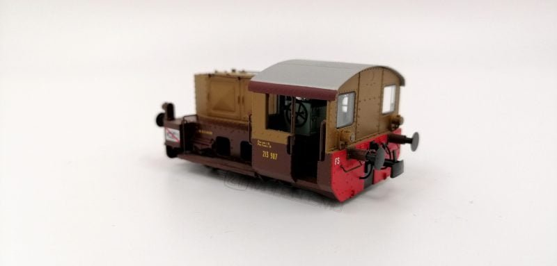 Lenz Blackstar 30155-02 - Automotore 213.907 FS ex-Köf II in livrea Castano Isabella - H0 - DCC