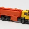 OLM-Design 011 - Scania 6x2 con cabina gialla e cisterna arancione "Kommunal" - H0