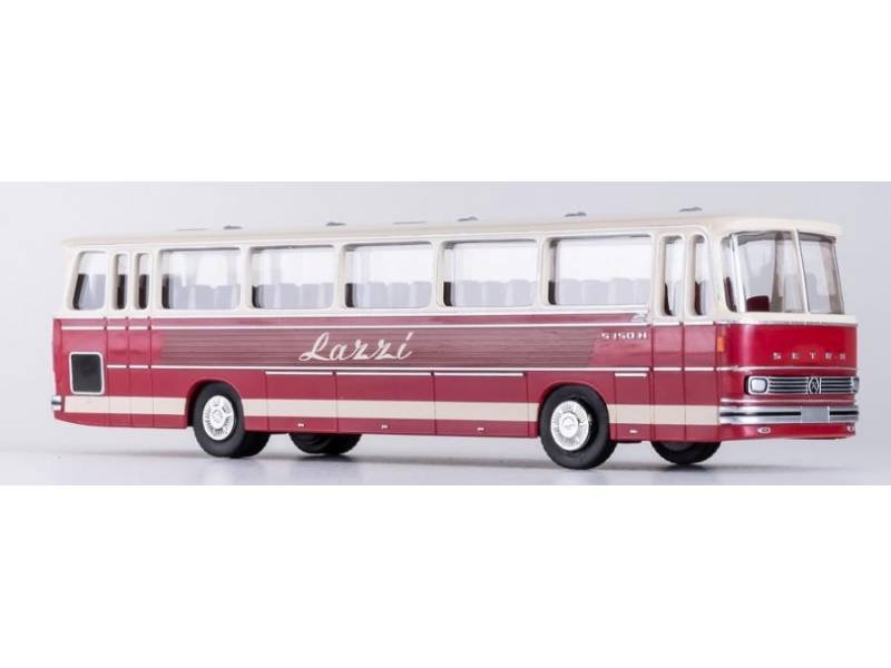 VK 30504 - Kässbohrer Setra S150 LAZZI extraurbano in livrea rosso e crema - H0