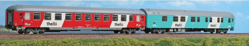 ACME 55224 - Set 2 carrozze Euronight "Thellò" - H0