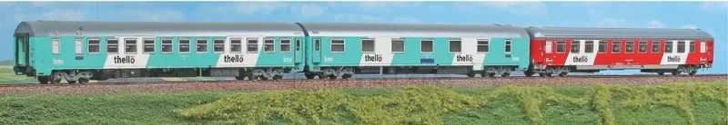 ACME 55222 - Set 3 carrozze Euronight "Thellò" - H0