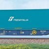 ACME 40420 - Carro intermodale Tipo Sgnss CEMAT da 60' caricato con una cassa mobile furgonata “Trenitalia” - H0