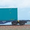 ACME 40420 - Carro intermodale Tipo Sgnss CEMAT da 60' caricato con una cassa mobile furgonata “Trenitalia” - H0
